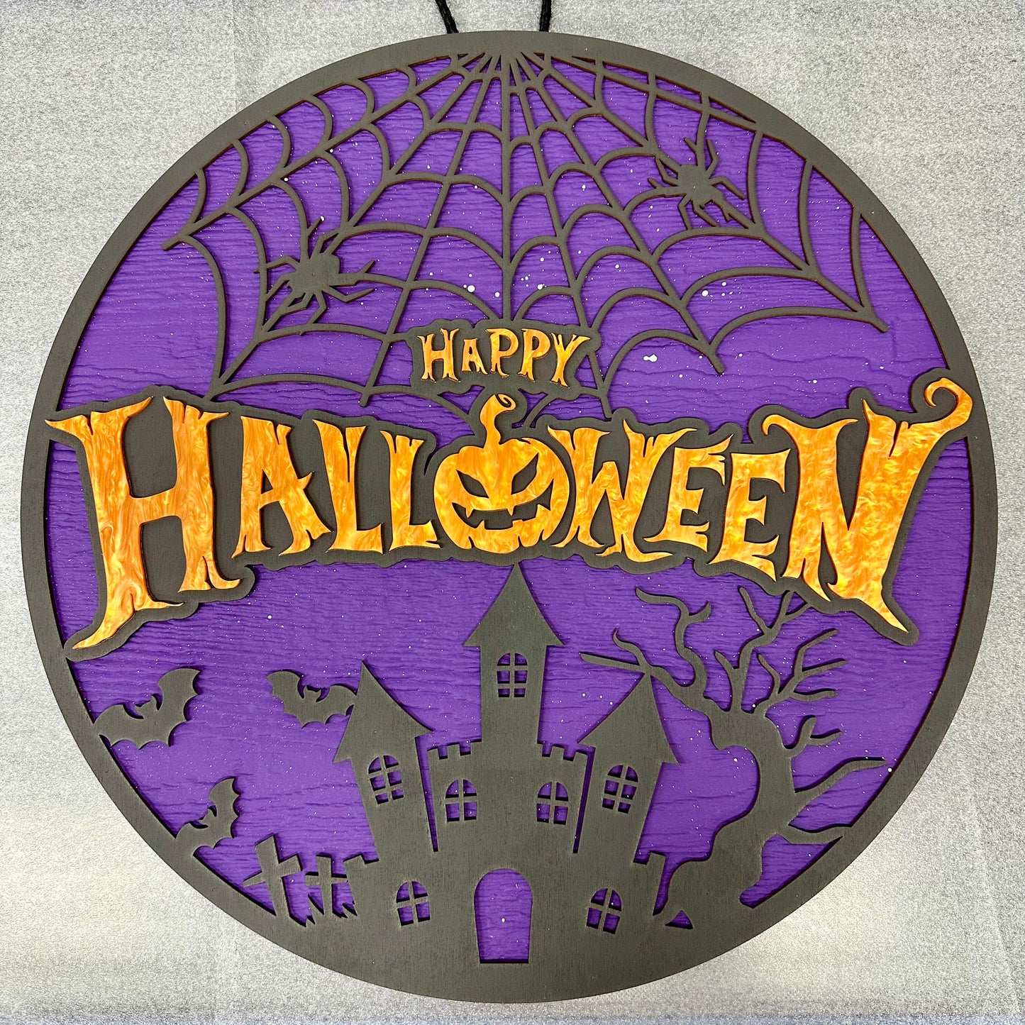 Happy Halloween Spooky Door Sign